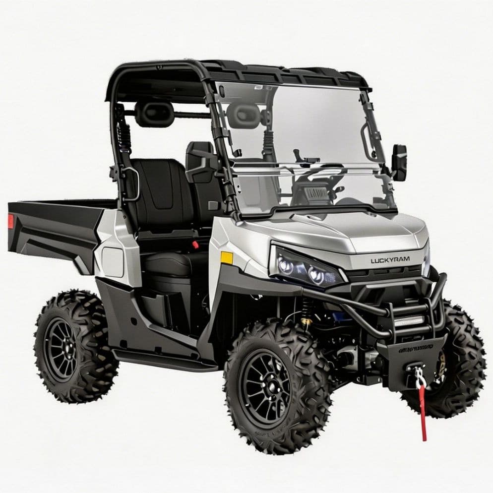 10KW AC Motor 4WD Electric UTV 1000kg Towing for Hunting Ranch