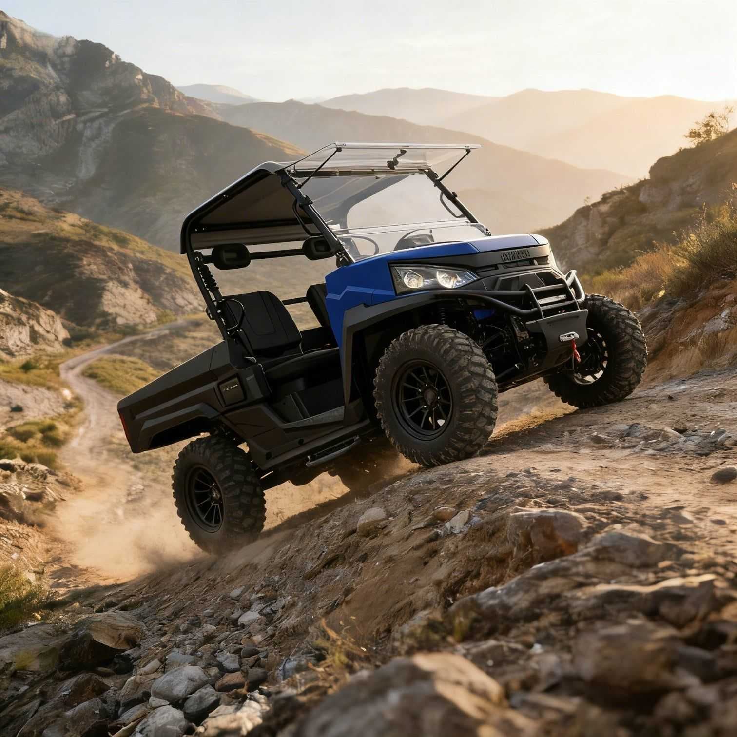 10KW AC Motor 4WD UTV 73.6V 400mm Wading ໄລຍະ 80-100km