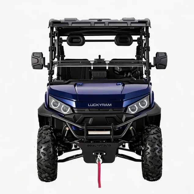 4WD Electric Ranch UTV Farm 73.6V 150Ah Controller 20KW ສູງສຸດ