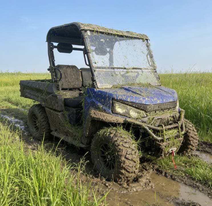 73.6V 4WD Off Road UTV EPS Steering 20KW ພະລັງງານສູງສຸດ 80-100km