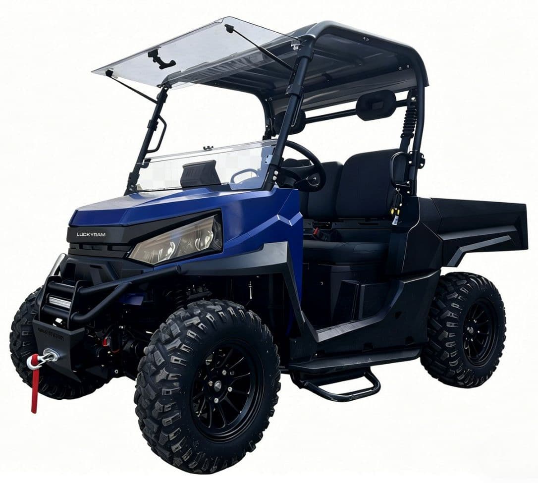 73.6V Electric UTV 10KW AC Motor ໄລຍະ 80-100km ສໍາລັບການບໍາລຸງຮັກສາຊັບສິນ