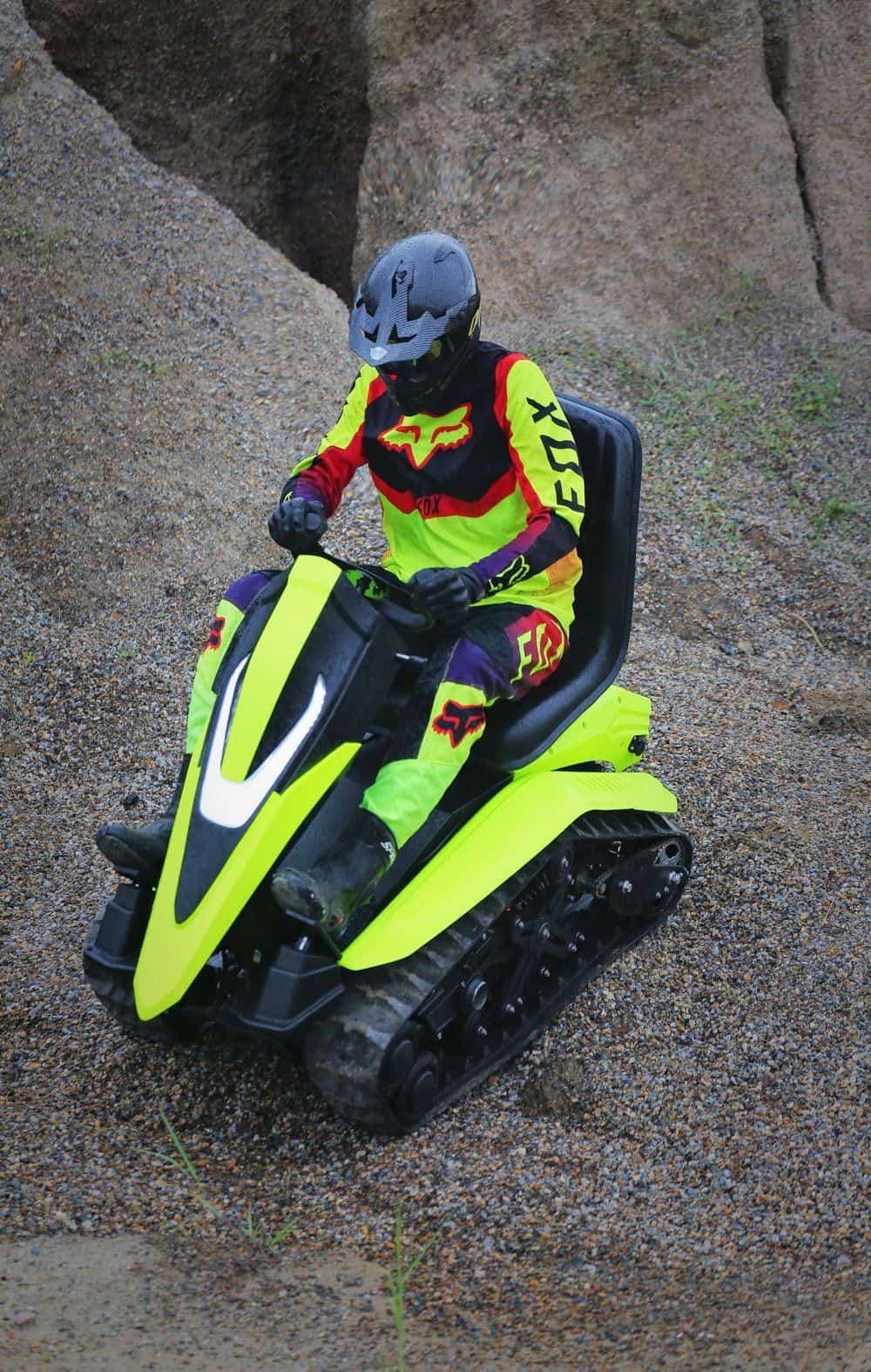 ພື້ນທີ່ທັງໝົດ 72V Electric Recreation Snowmobile Etv Tank