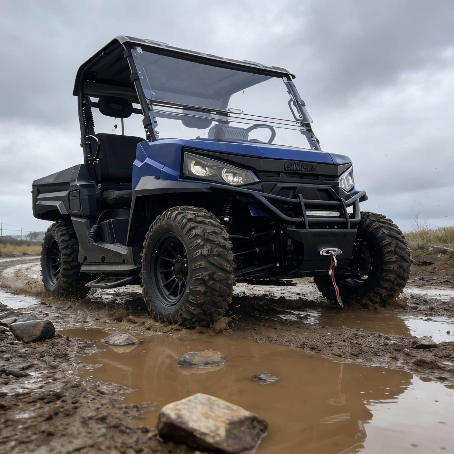 ໄຟຟ້າ UTV 73.6V 20KW Peak Power 4WD 400A Controller Off Road